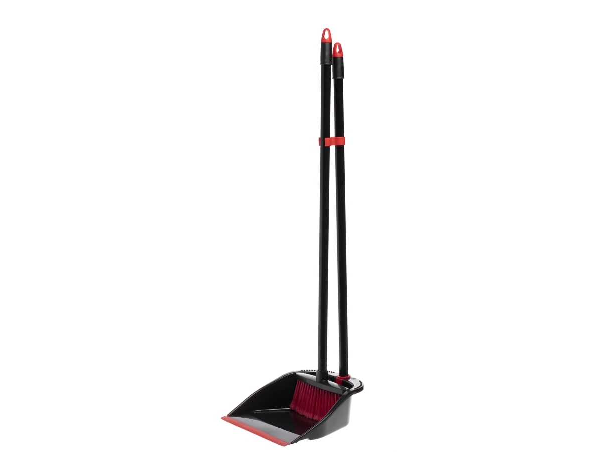 Sweeping set Okko, plastic, red