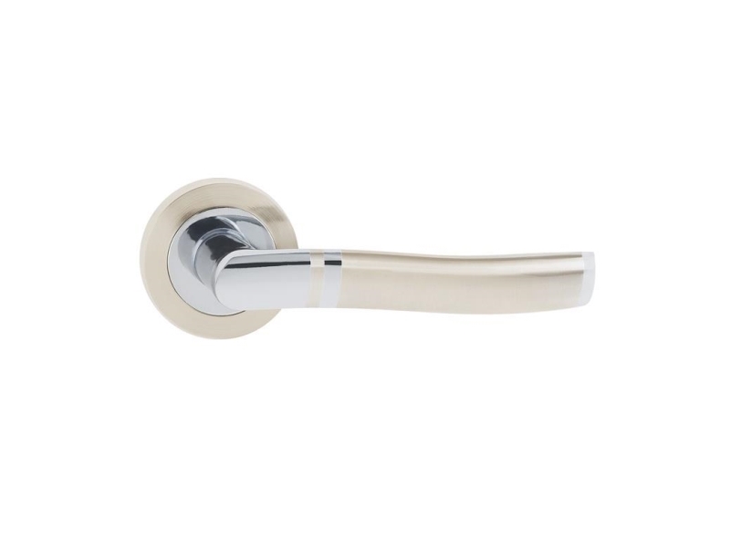 Metal_Bud Door Handle Metal-Bud Plejada, chrome/satin | Huset - Inredning - Dörrhandtag | GameStuff