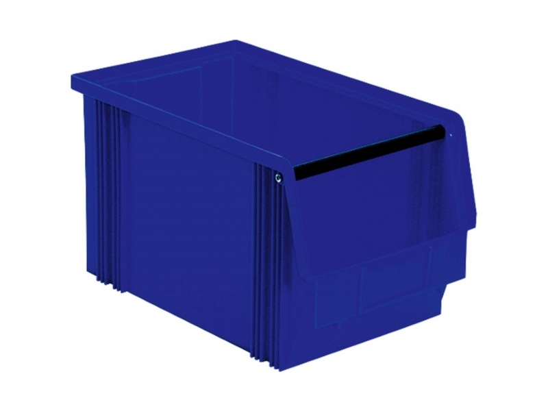 Brb Lagertechnik 974267 Opbevaringskasser Levnedsmiddelegnet (B X H X T) 200 X 200 X 350 Mm Blå 8 Stk