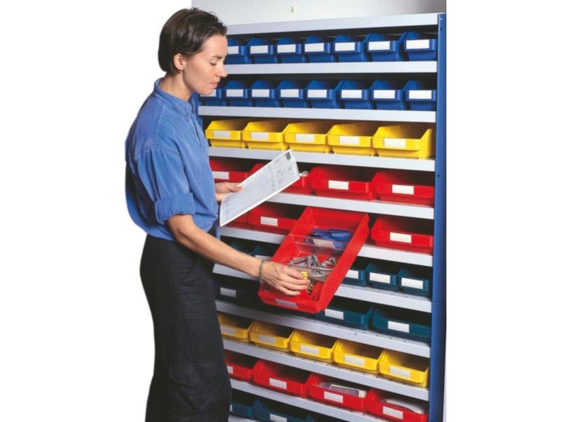 Stemo 443828 Esd Reolkasser Levnedsmiddelegnet (L X B X H) 240 X 240 X 95 Mm Rød 15 Stk