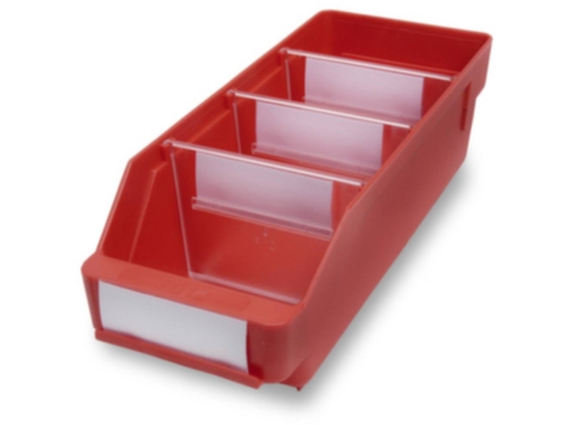 Stemo 443635 Esd Reolkasser Levnedsmiddelegnet (L X B X H) 120 X 120 X 95 Mm Rød 30 Stk