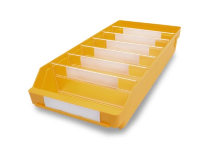 Stemo 689602 Esd Reolkasser Levnedsmiddelegnet (L X B X H) 240 X 240 X 95 Mm Gul 15 Stk