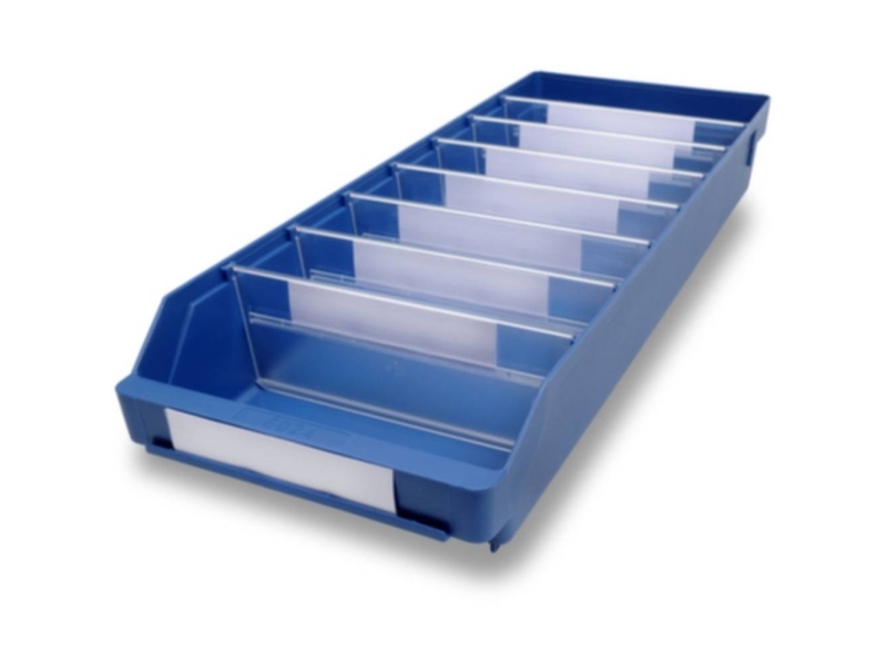 Stemo 472815 Esd Reolkasser Levnedsmiddelegnet (L X B X H) 240 X 240 X 95 Mm Blå 15 Stk