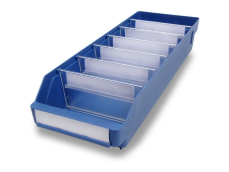 Stemo 472735 Esd Reolkasser Levnedsmiddelegnet (L X B X H) 180 X 180 X 95 Mm Blå 20 Stk