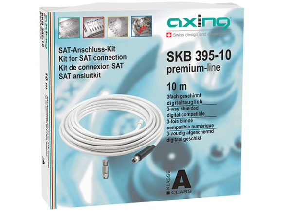 Axing Skb 395-10, 10 M, Hvid