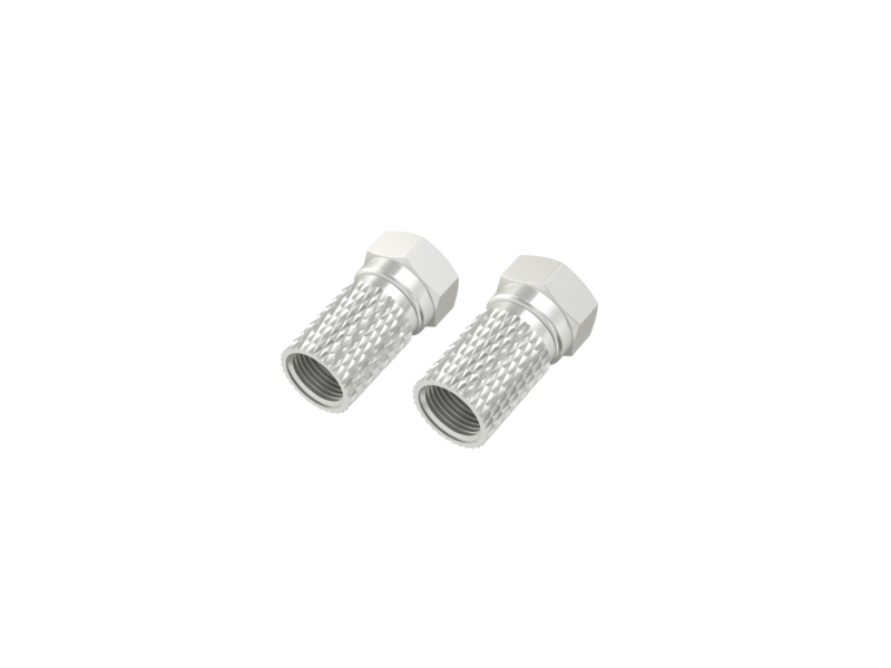 Hama 00305118, F-Typ, F-Typ, Stecker, 8 Mm, 2 Stück(E)