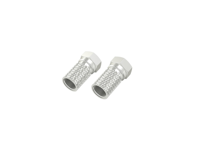 Hama 00305116, F-Typ, F-Typ, Stecker, 7 Mm, 4 Stück(E)
