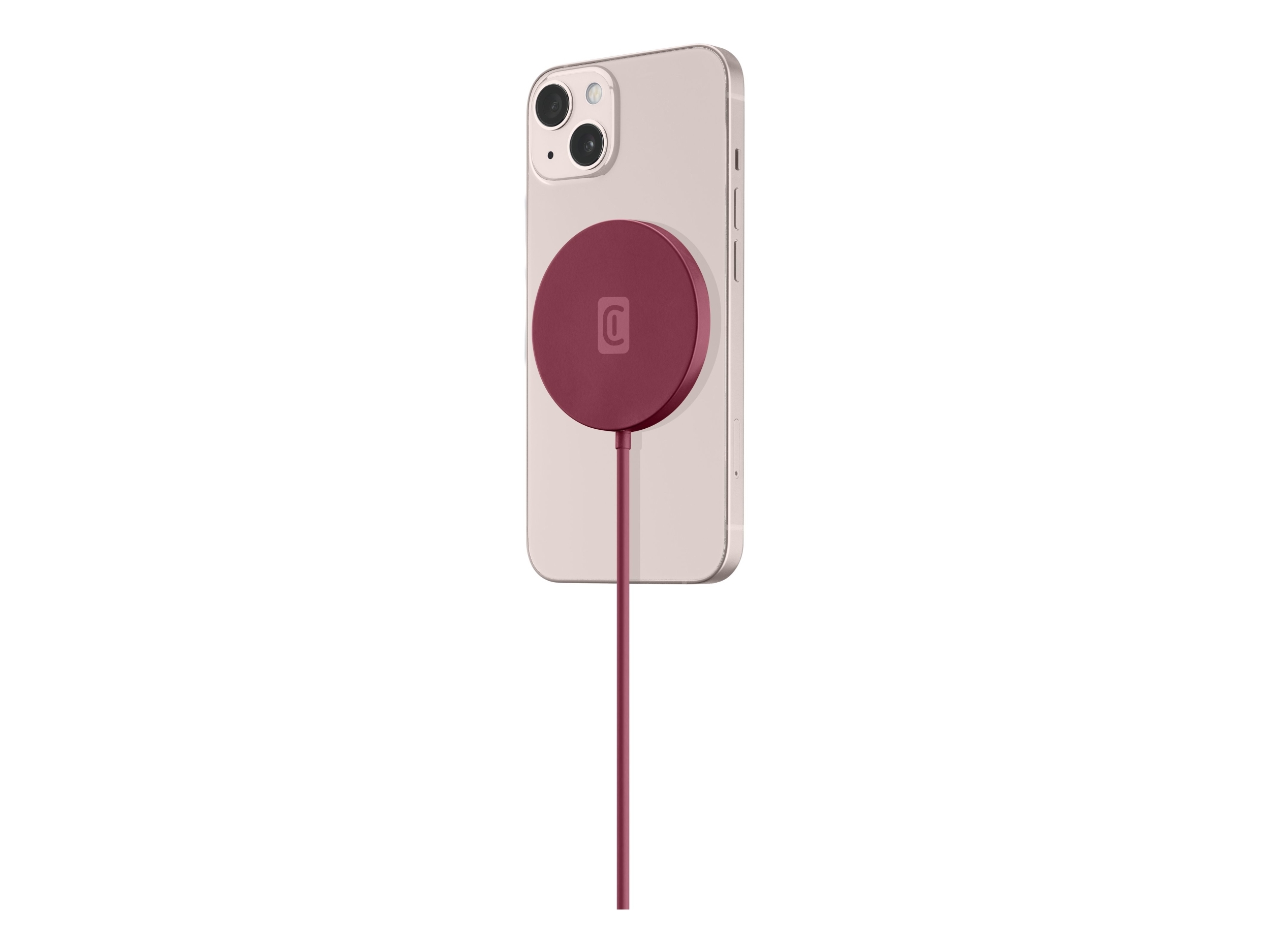Trådløs Oplader Cellular Line Magsafe, Rød