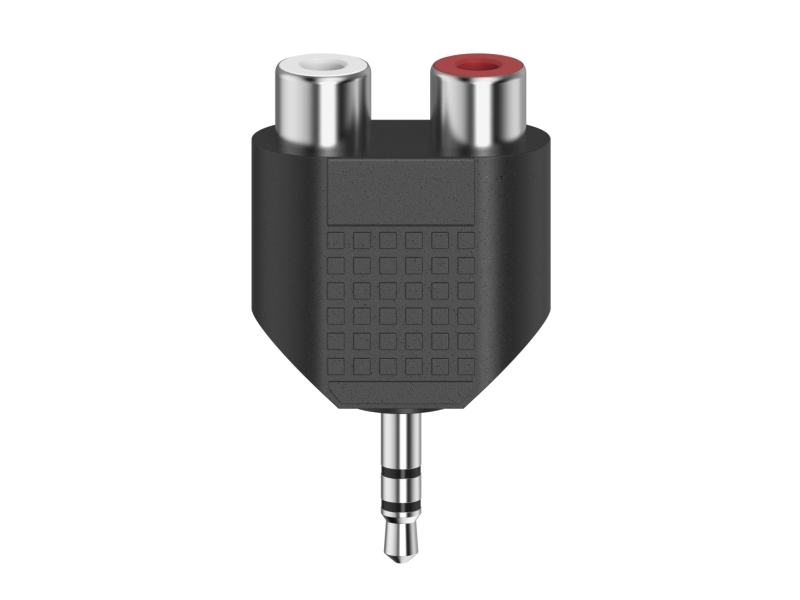 Hama 00305039, Sort, 2 X Rca, 3.5Mm, Hunstik, Hanstik