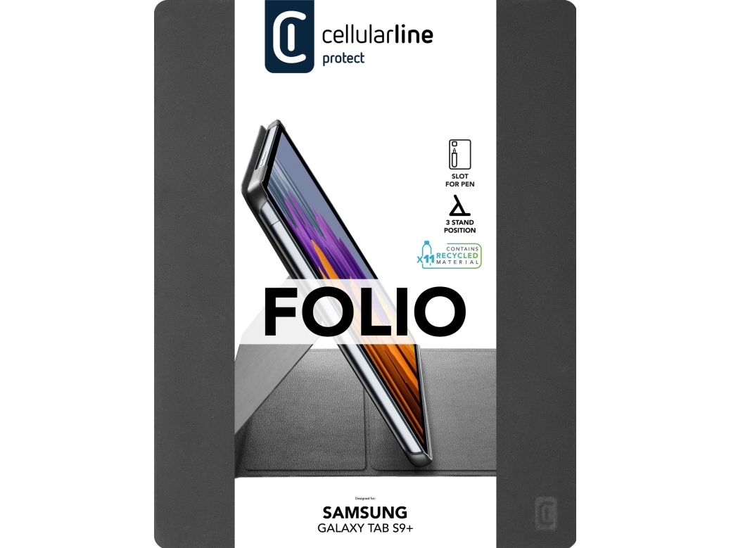 Tablet-Hüllen Cellular Line Galaxy Tab S9, Schwarz