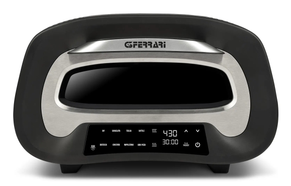 G3 Ferrari G10186, 1 pizza/pizzor, Svart, Silver, Rostfritt stål, 430 ° C, Sten, 1700 W | Köksapparater - Köksutrustning - Pizzaugnar | GameStuff