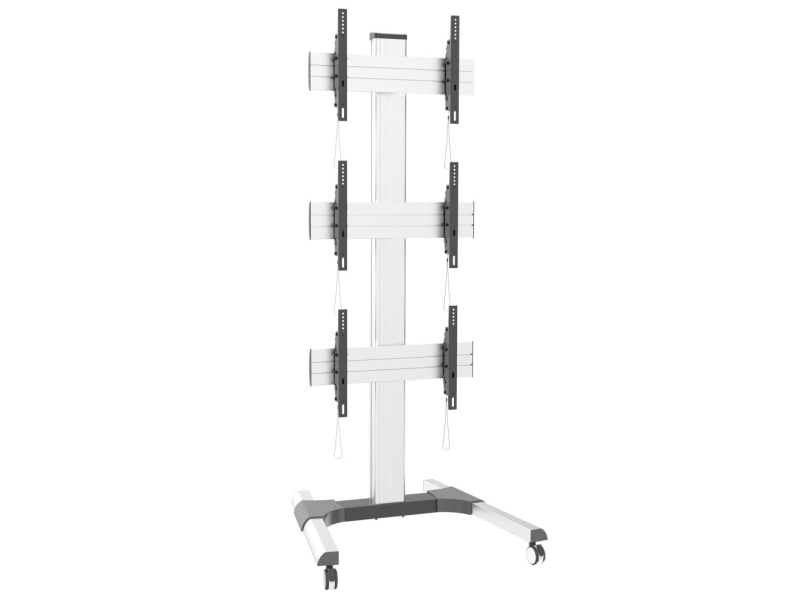 Techly Ica-Tr3vw, 81,3 Cm (32"), 139,7 Cm (55"), 200 X 200 Mm, 600 X 400 Mm, -1 - 5°, Sølv
