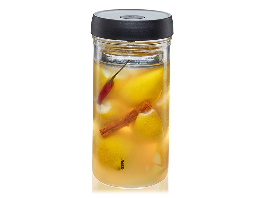 GEFU NATIVO, Grönsaker, 1,5 l, Glas, Plast, Transparent, 235 mm, 980 g | Köksutrustning - Förvaring - Glasburkar | GameStuff