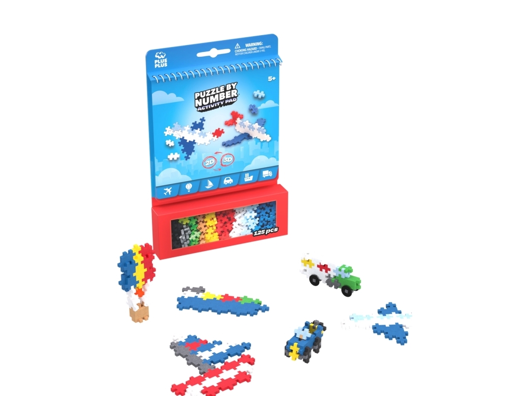 Plus-Plus Activity Pad – Transportation