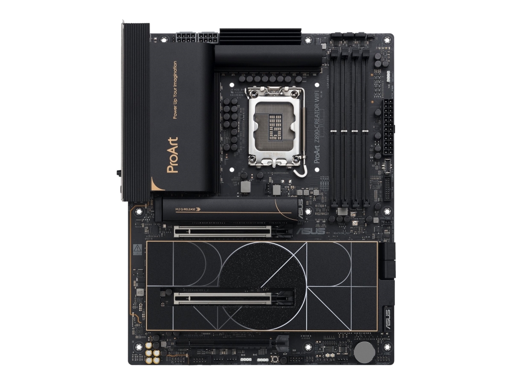 Asus Proart Z890-Creator Wifi - Bundkort - Atx - Lga1851 Sokkel - Z890 Chipset - Usb4, Usb 3.2 Gen 2, Usb-C 3.2 Gen 2X2, Usb 3.2 Gen 1 - 10 Gigabit L
