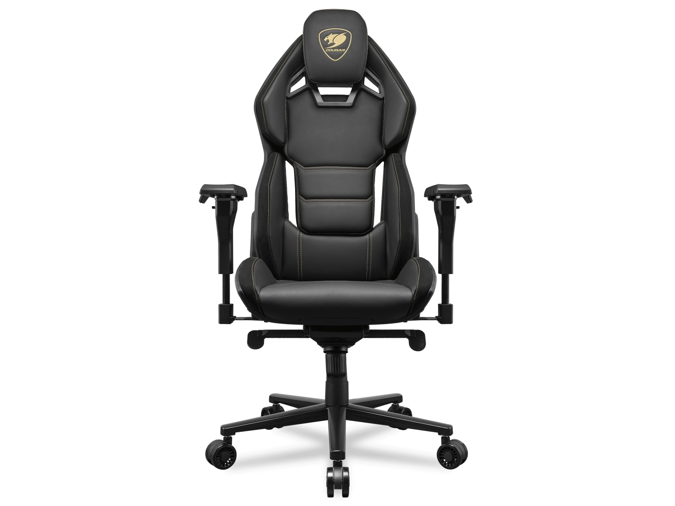Cougar Gaming Hotrod Royal, Pc Gamingstol, 136 Kg, Polstret Sæde, Polstret Ryglæn, Sort, Stål