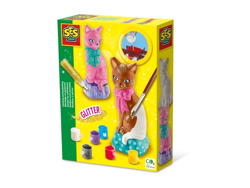 SES Creative 01218, Gipsgjutnings-/målarkit för barn, 5 År, Multifärg | Skola & Hobby - Konsthantverk - Handgjorda produkter | GameStuff