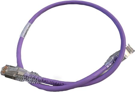 NETCONNECT Patchkabel cat 6A S/FTP PiMF, längd: 2,0 m färg: violett med LSZH-mantel | Datortillbehör - Kablar & adaptrar - Nätverkskablar | GameStuff