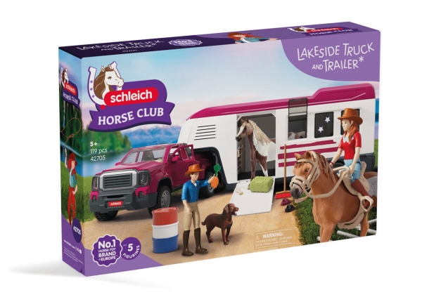 Schleich Lakeside Truck and Trailer | Andra leksaksmärken - Krypning | GameStuff