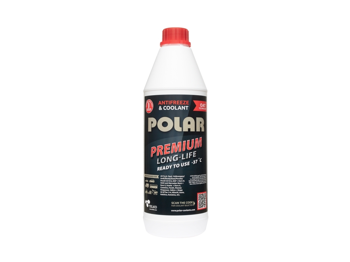 Kølevæske Polar Premium Long-Life -37°C 1 L