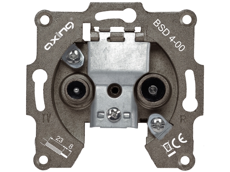 Axing Bsd 4-00, Tv, Grå, Ce, 70 Mm, 32 Mm, 66 Mm
