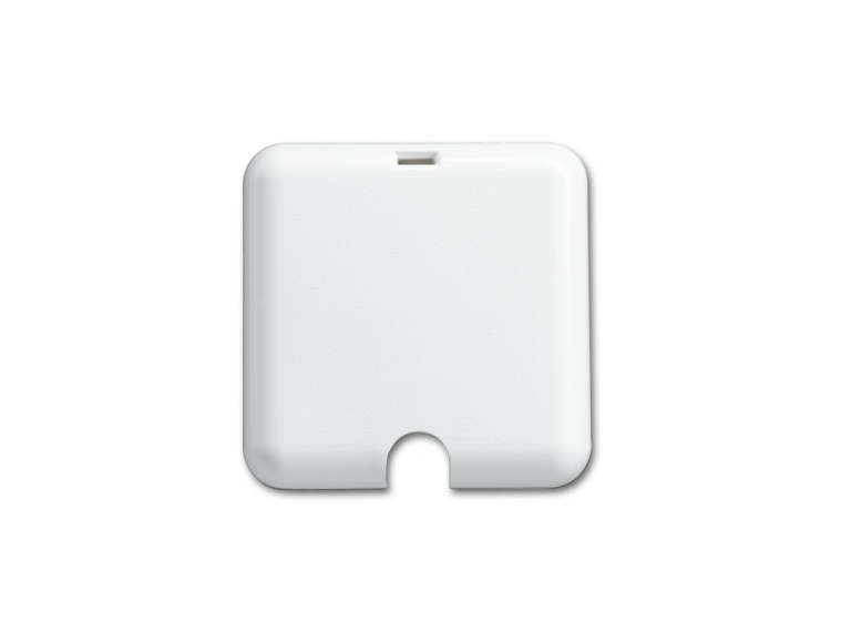 Abb White 1 Gang Plastic Kabel Outlet Plate