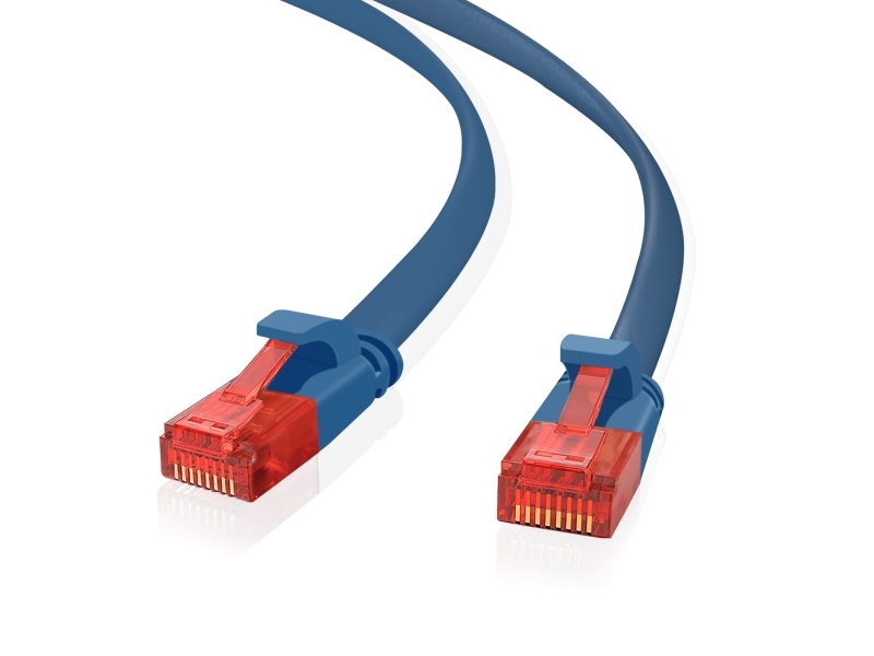 Helos Ultra Slim Patchkabel U/Utp Cat 6 Blau 20,0M