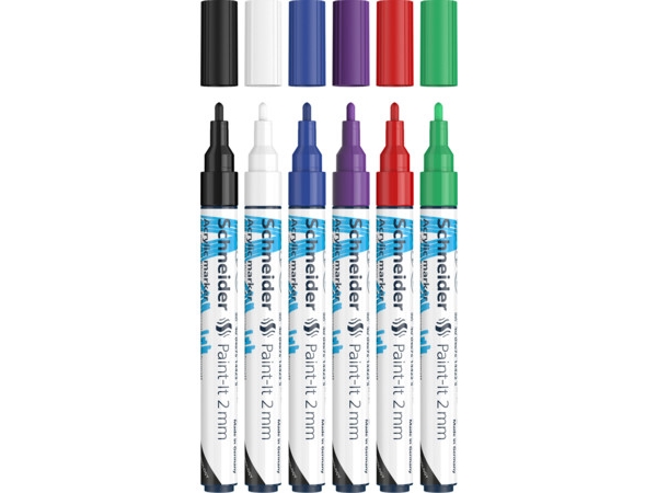 Schneider akryylikynät Paint-It V1 2.0 mm Monivärinen