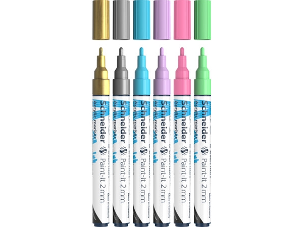Schneider akryylikynät Paint-It V2 2.0 mm Monivärinen