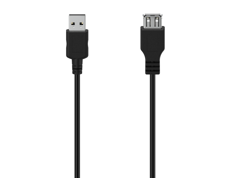 Hama 00300073 Usb-Kabel 3 M Usb 2.0 Usb A Schwarz (00300073)