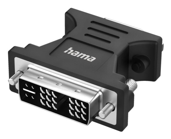 Hama 00300090, Dvi-I, Vga (D-Sub), Hanstik, Hunstik, Lige, Lige