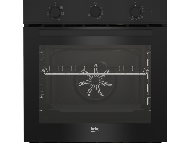 Beko b100 BBIE11100B, Medium, Elektrisk ovn, 72 L, 2400 W, 72 L, Blæserassisteret