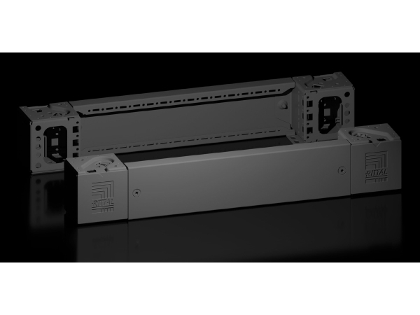 Rittal VX 8660.002, Hjørnestykke, Sort, Stål, 100 mm, 4,22 kg, 2 stk