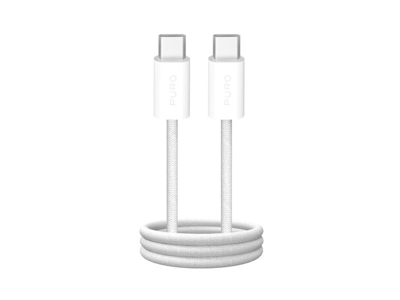 Kabel Puro Braided Usb-C/Usb-C 240W, 2M, Weiß