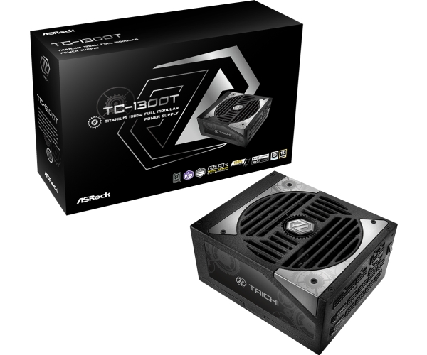 Asrock Taichi TC-1300T, 1300 W, Överspänning, Överspänning, Överhettning, Överbelastning, Kortslutning, Underspänning, 20+4 pin ATX, 60 cm, 100,450 mm, 65 cm | Datortillbehör - Laddare & Batterier - Dator/Server nätaggregat | GameStuff
