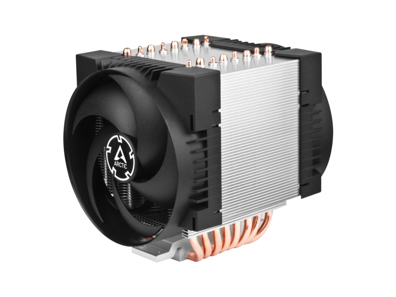 Arctic Freezer 4U-M Ampere - 4U Server-Kühler Für Amd, Intel, Ampere, Luftkühlung, 12 Cm, 122,16 M³/H, Aluminium, Schwarz
