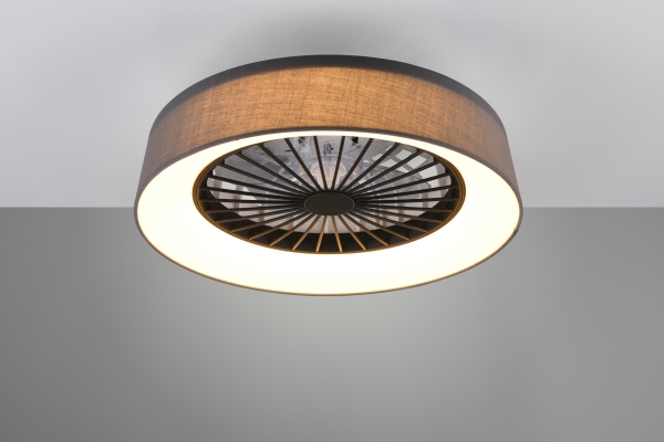 Trio Farsund Led-Lüfterleuchte 47 Cm, 30 W, Grau