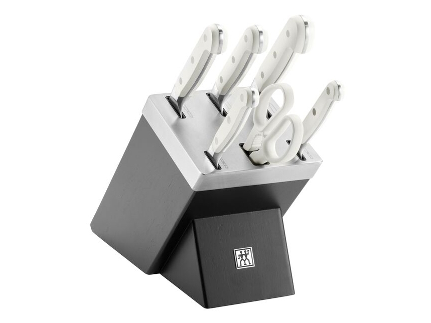 ZWILLING 38542-007-0, Kniv- / besticksats med block, Rostfritt stål, Plast, Silver, Svart, Vit | Köksutrustning - Knivar och brynstål - Knivblock | GameStuff