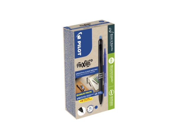 Pilot Frixion Ball + Tintenroller Blau 0.7 Mm Schreibfarbe: Blau