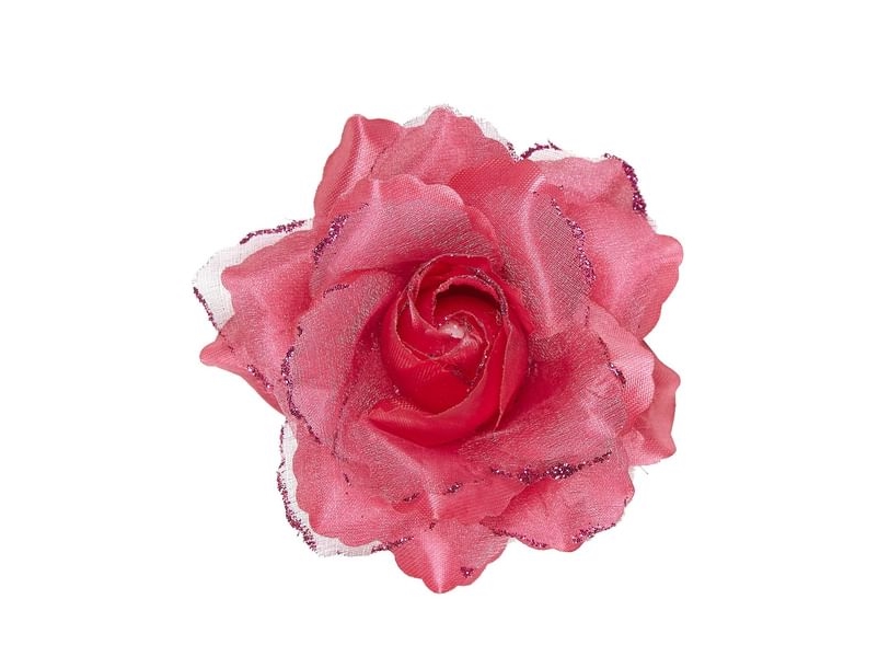 Haarspange Rosa Rose