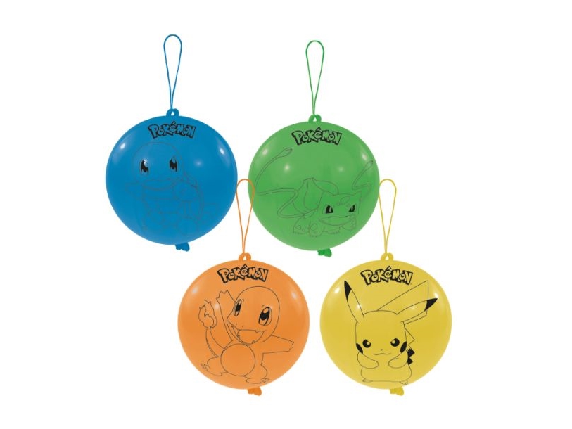 Pokemon booli ilmapallot, 4 kpl