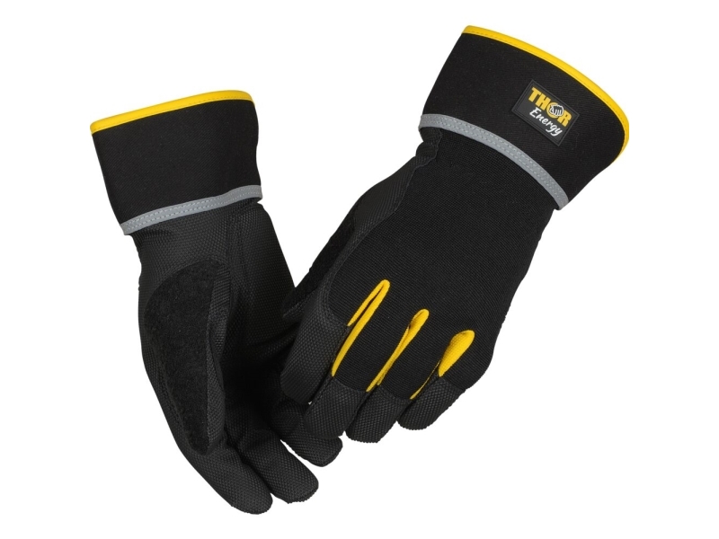 Arbeitshandschuh, Thor Energy Classic, 11, Schwarz, Pu, Rigger