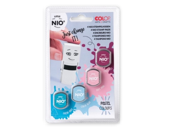 Colop Nil098, Mehrfarbig, Blau, Mintfarbe, Pink, Rot, 4 Stück(E), Beide Geschlechter, 1 Mm
