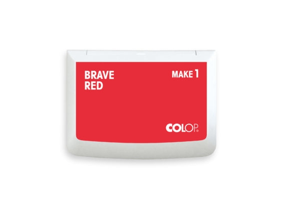 Colop STEMPLING CUSH 90x50mm COLOP MAKE1 155111 BRAVE Raudonas/MALINE RED | Skrivare - Bläck, toner & förbrukningsvaror - Övriga förbrukningsvaror | GameStuff