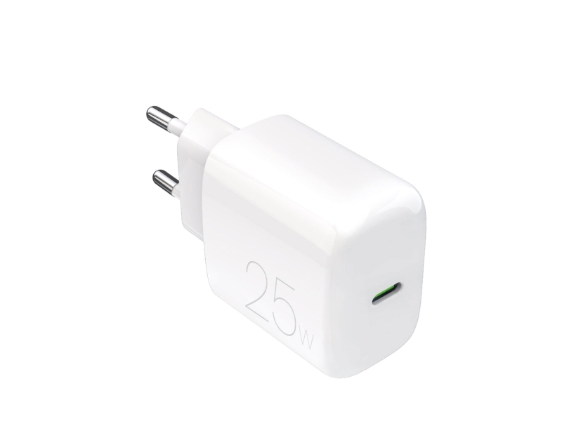 Puro Wall Charger "Pro Lite" 1X Usb-C, 25W, Power Delivery,, Indendørs, Vekselstrøm, Hvid