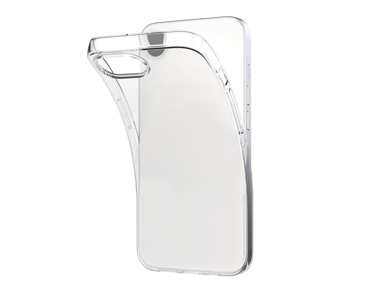 Puro 0.3 Nude Silikoneetui Til Iphone 16E/17E - Transparent
