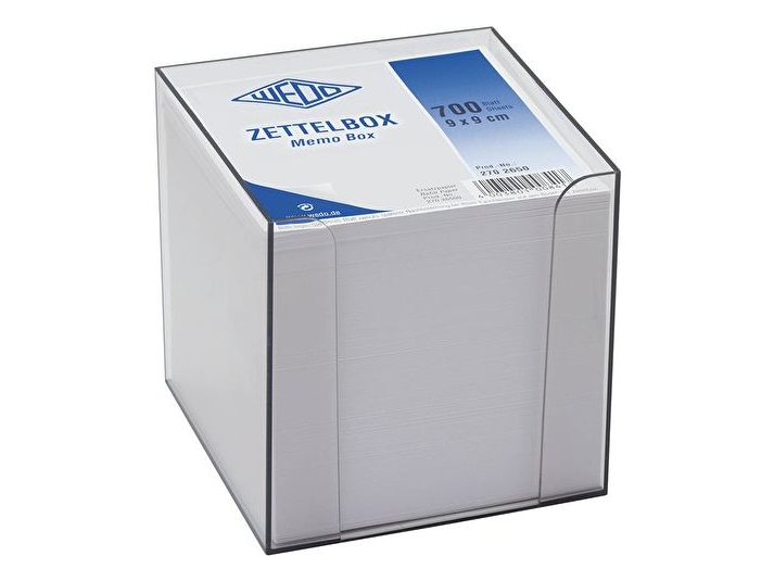 Wedo 270 2650, Torg, Transparent, Vit, Akrylnitrilbutadienstyren (ABS), papper, 95 mm, 95 mm, 455 g | Papper & Emballage - Block & Post-It - Post-it | GameStuff