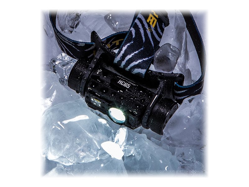 Nitecore H Series Hc65 - Lommelygte Til Hovedet - Led - 11-Mode - Rødt/Hvid Lys