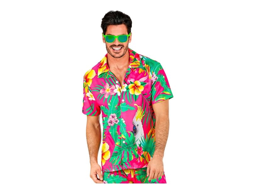 Rosa hawaii-skjorta | Kläder & Säkerhet - Arbetskläder - Skjortor | GameStuff