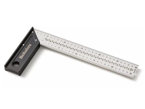 HULTAFORS Robust precisionsvinkel 30 cm med pulverlackerat aluminiumstängsel och blad i rostfritt stål | Verktyg & Verkstad - Handverktyg - Vinkelmätare | GameStuff